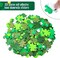 224 Pieces St. Patrick's Day Craft Supplies Glitter Foam Shamrock Stickers Self-Adhesive Green Lucky Irish Decals